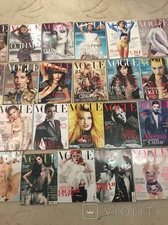 67 штук с пробниками Коллекция журналов Вог Россия Vogue, фото №10