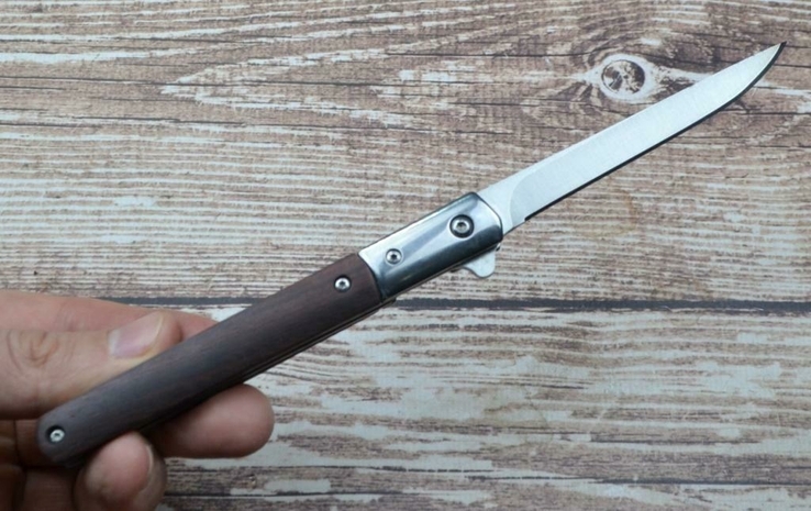 Нож Slim Wood Flipper, фото №5