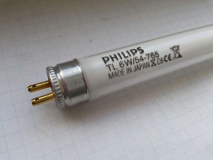 Лампа люминесцентная PHILIPS TL6W/54-756 4 шт, фото №4