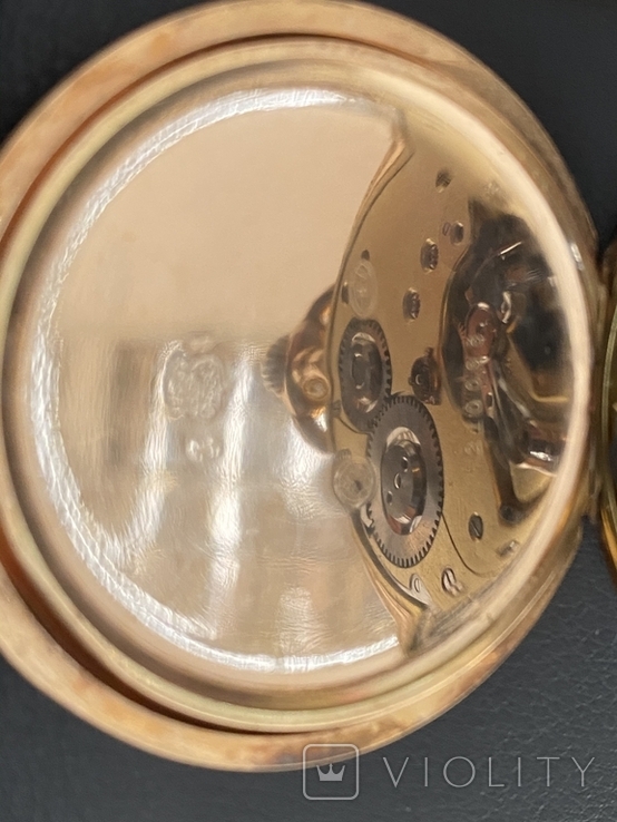 Золотые карманные часы 14 карат, фото №4