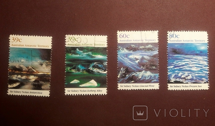 Серия марок 1989 г. Антарктические территории Австралии, фото №3