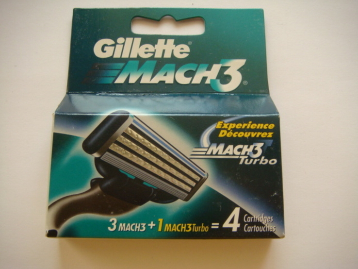 Картридж для бритья Gillette Mach 3, фото №2