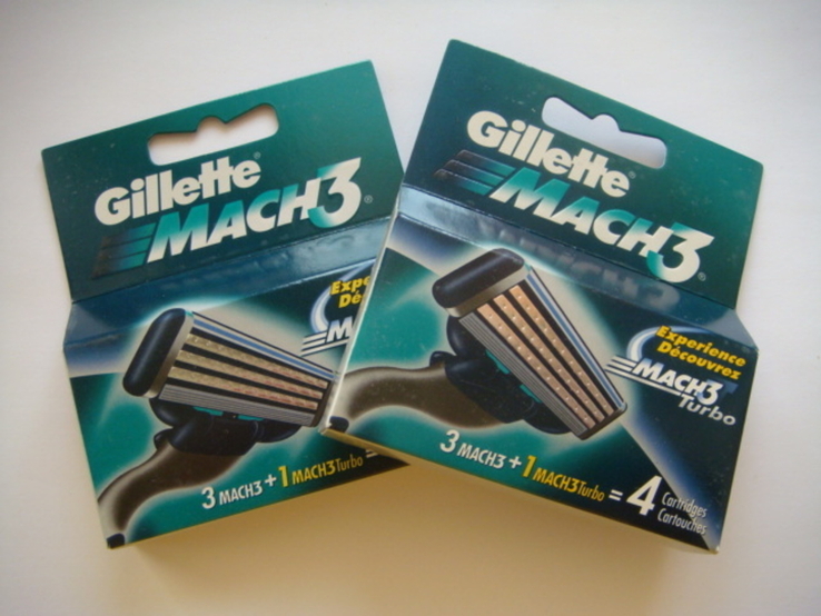 Картридж для бритья Gillette Mach 3 2 упаковки, фото №2