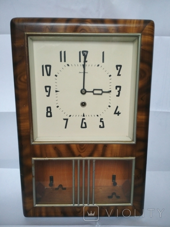 Часы настенные Янтарь с маятником без боя, фото №2