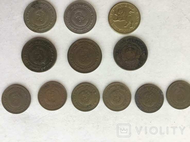 Монеты Румынии, Болгарии , Польши, разных годов., фото №7