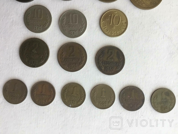 Монеты Румынии, Болгарии , Польши, разных годов., фото №9
