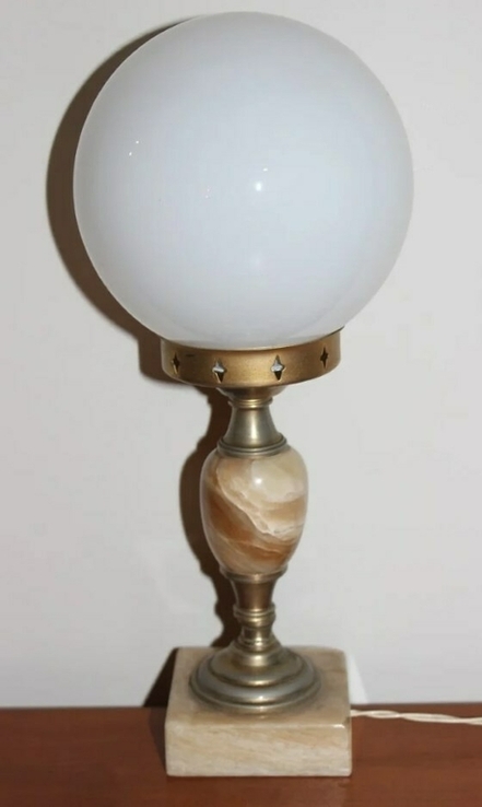 Настольный светильник (металл/камень, Испания), фото №2
