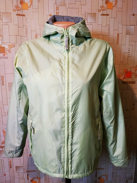 Легкая двухсторонняя куртка. Ветровка BISON полиэстер флис p-p 34(S)(состояние нового), фото №2