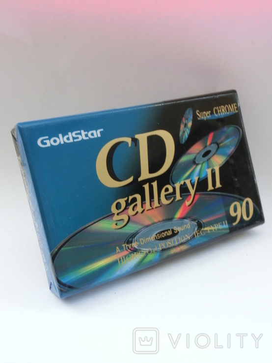 Аудио кассета GoldStar CD gallery II 90 Super Chrome