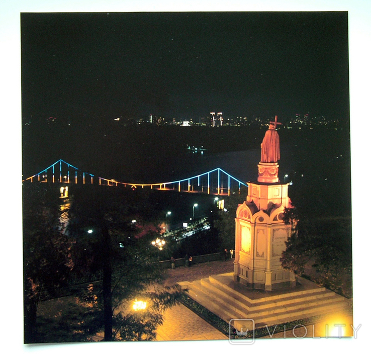 Владимирская горка ночью, фото №2