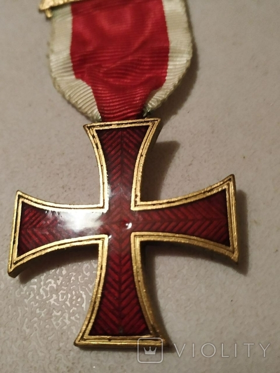 Нагрудный крест за разгром врага Ордена Рыцарей Храма, фото №2