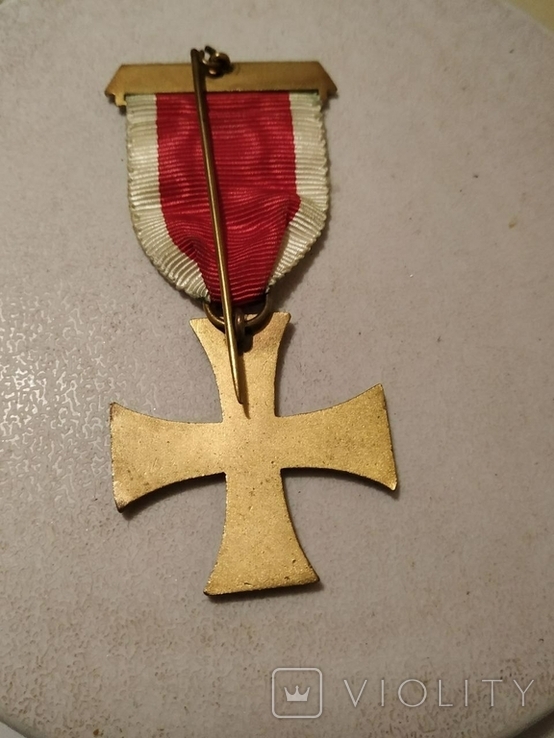 Нагрудный крест за разгром врага Ордена Рыцарей Храма, фото №3