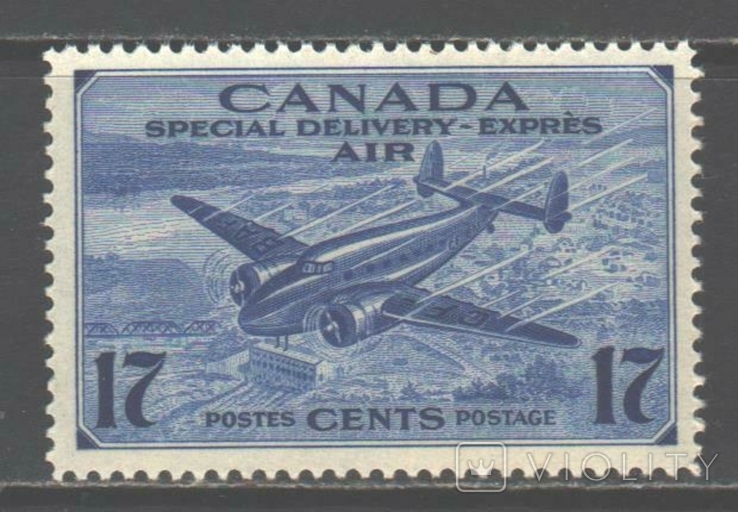 Брит. колонии. Канада. 1942. Самолет, 17 ц. **.