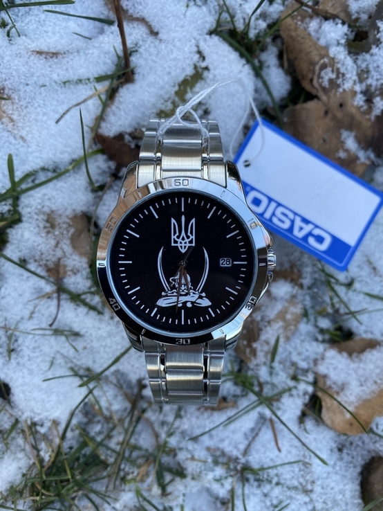 Чоловічи наручні годинники Casio MTP-V004D логотипом "Воля або смерть", фото №5