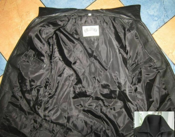 Кожаная мужская куртка Real Leather.  Лот 995, фото №4