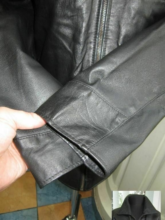 Кожаная мужская куртка Real Leather.  Лот 995, фото №6