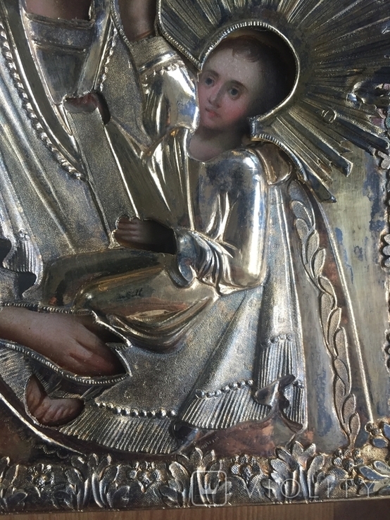 Икона Богородицы Утоли Мои Печали , киот, оклад серебро, 1834 год, в связи с невыкупом, фото №10