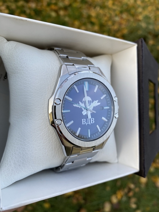 Мужские наручные часы Casio EFR S107D С Логотипом ВДВ, photo number 3