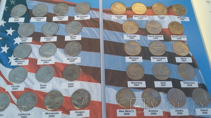 Сборник монеток штатов США, фото №6