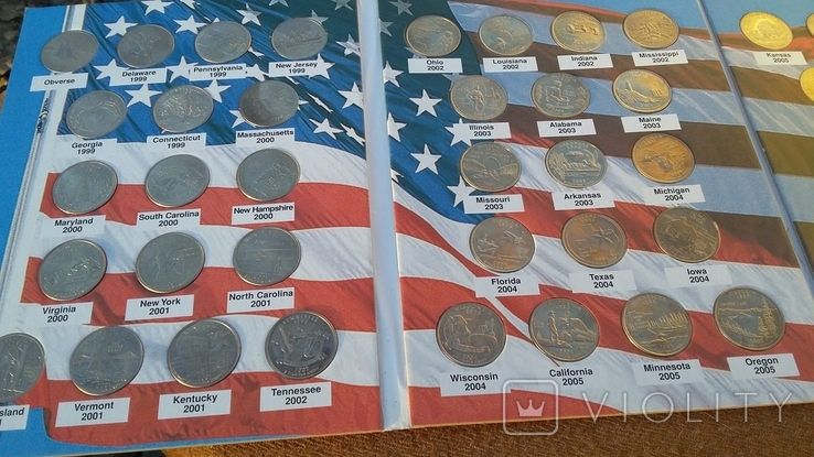 Сборник монеток штатов США, фото №2