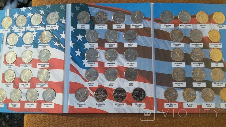 Сборник монеток штатов США, фото №3