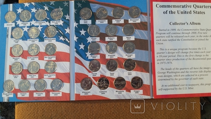 Сборник монеток штатов США, фото №11