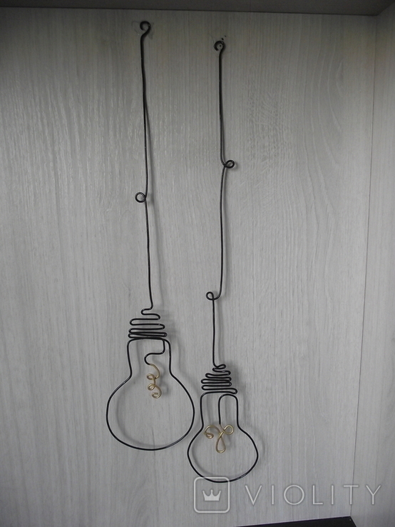 Настенная Инсталляция "Light Bulb" DritArt, фото №2