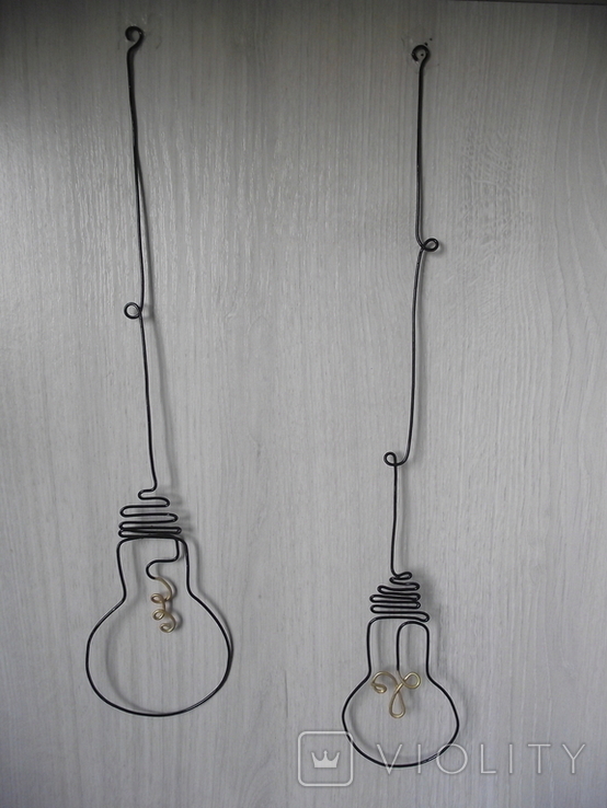 Настенная Инсталляция "Light Bulb" DritArt, фото №3