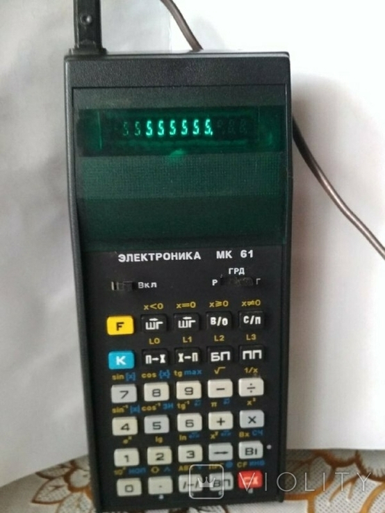 Радянський калькулятор електроніка МК 61, фото №4