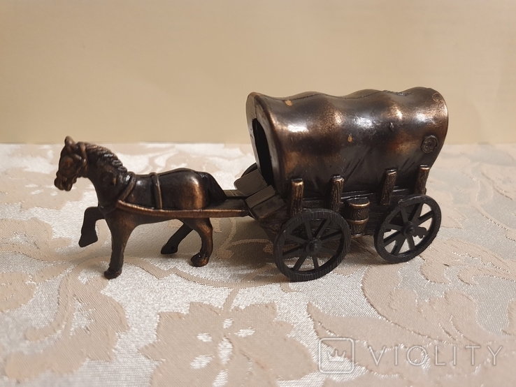 Винтажная точилка Die-Cast (Covered wagon with horse) - Китай, фото №3