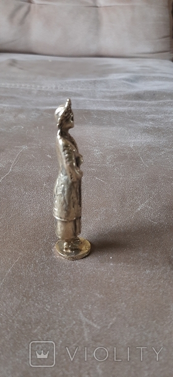 Статуэтки фигурки миниатюры бронза латунь бронзовая латуная Леся Украинка, фото №4