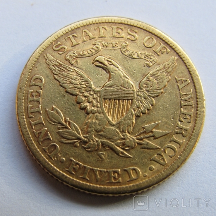 5 долларов 1901 г. США, фото №5