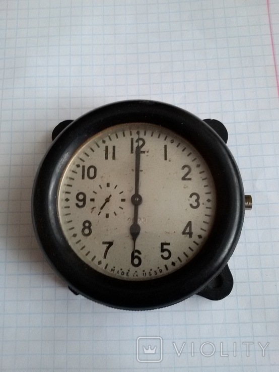Часы авиационные самолетные бекелит