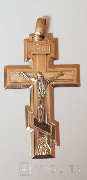 Крест золото 585 проба., фото №2