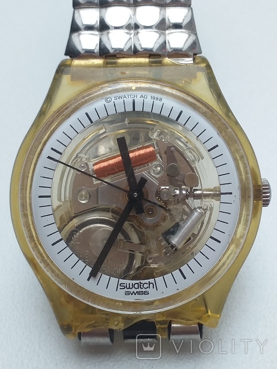 Часы швейцарские Swatch (кварц), точный ход