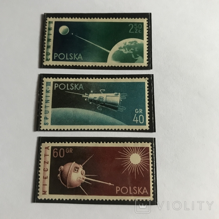 Набор марок Польша Космос