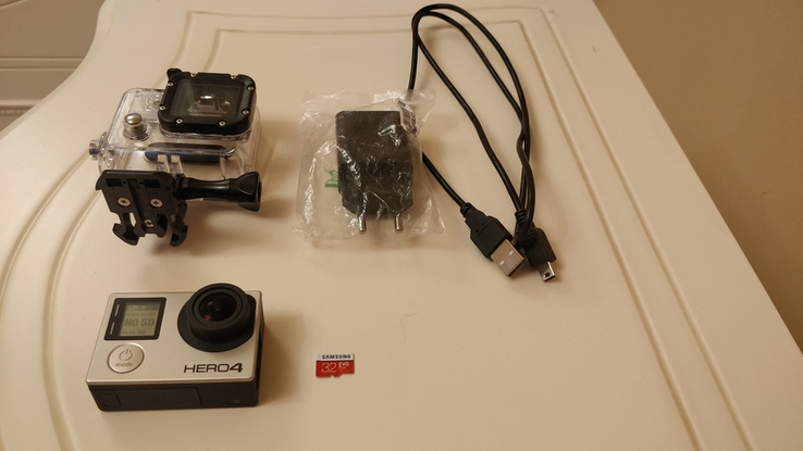 Видеокамера GoPro HERO4 Silver Standard Edition + 32GB, фото №3