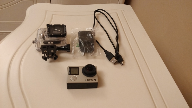 Видеокамера GoPro HERO4 Silver Standard Edition + 32GB, фото №4
