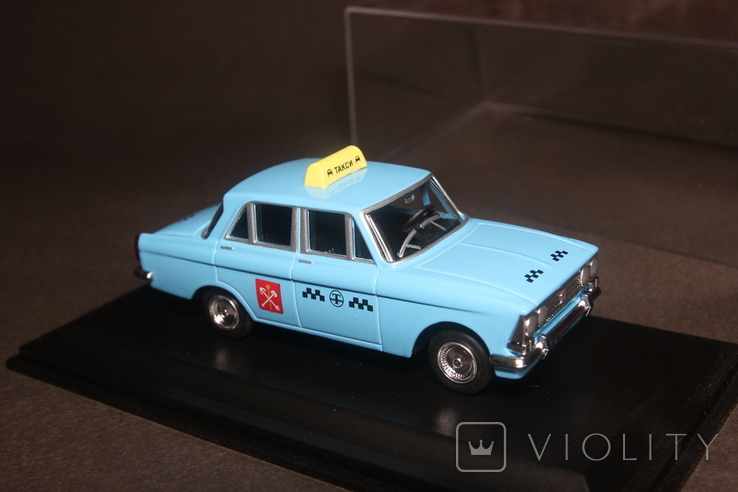 Moskvitch 408 такси - Leo Models (Италия)  Ремейк Саратова 1 43 Москвич