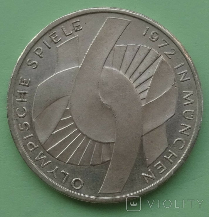 10 марок, 1972 год, ФРГ.