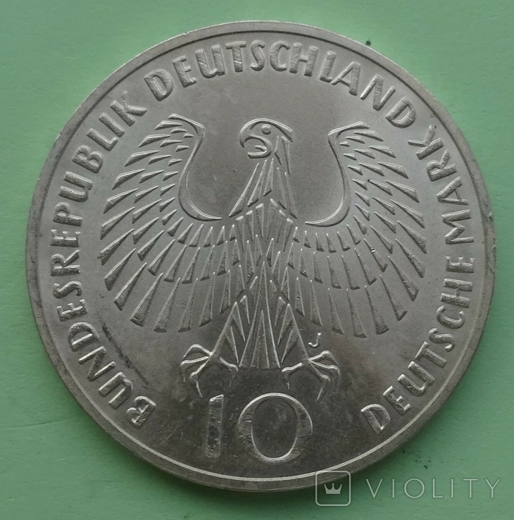 10 марок, 1972 год, ФРГ., фото №3