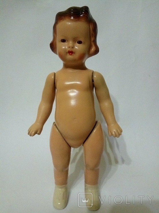 Старинная кукла композит Arno Heise in Grzke 40-50гг Германия, фото №4