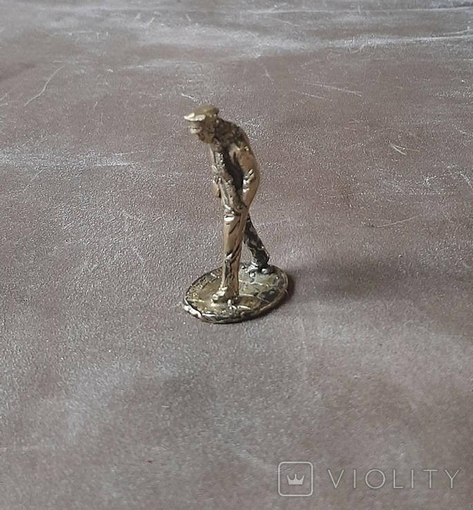 Статуэтка фигурка миниатюра бронза латунь бронзовая латуная Остап бендер, фото №6
