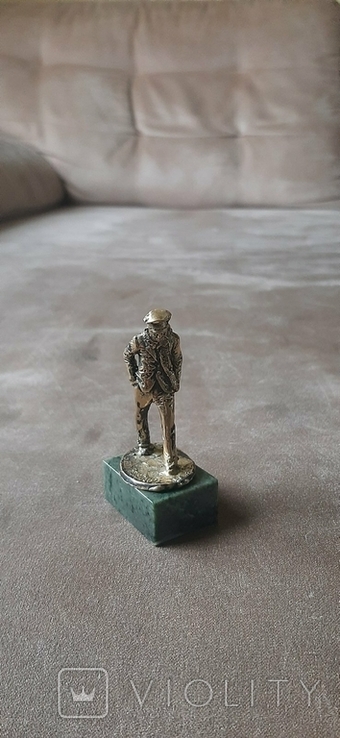 Статуэтка фигурка миниатюра бронза латунь бронзовая латуная Остап бендер, фото №8