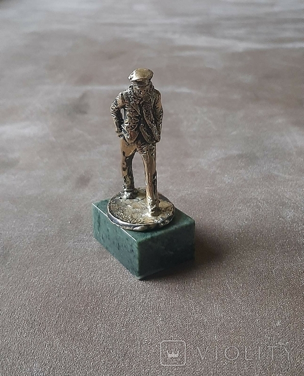 Статуэтка фигурка миниатюра бронза латунь бронзовая латуная Остап бендер, фото №10