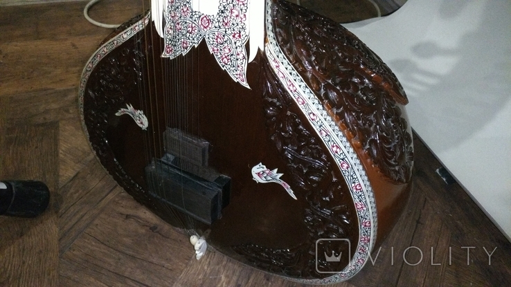 Ситара, Ситар многострунный Этнический индийский музыкальный инструмент, фото №13