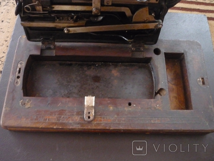 Старая ручная швейная машинка царськой росии номер клеймо, фото №7