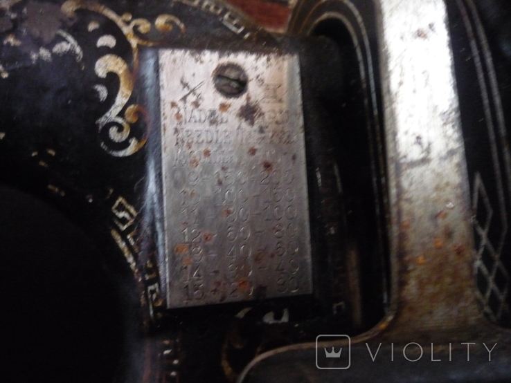 Старая ручная швейная машинка царськой росии номер клеймо, фото №8
