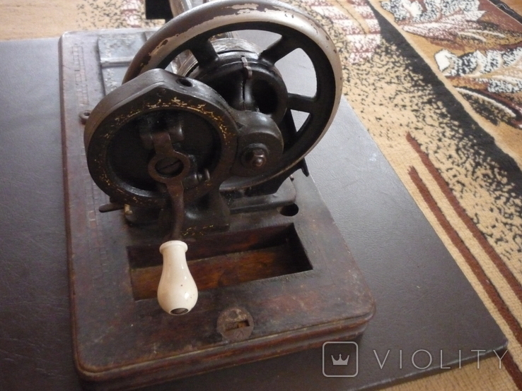 Старая ручная швейная машинка царськой росии номер клеймо, фото №11