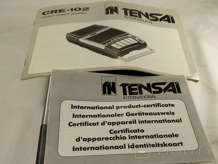 Магнитофон TENSAI. CRE -102, фото №8